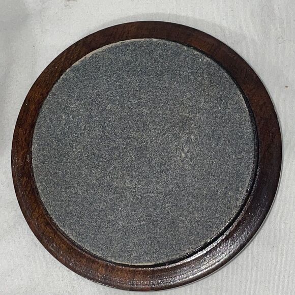 Small vintage round wooden case - Picture 7 of 8